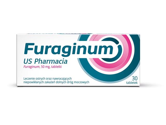 Furaginum Us Pharmacia (Urointima FuragiActive) interakcje ulotka tabletki 50 mg 30 tabl.