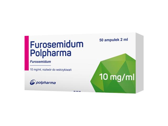 Furosemidum Polpharma interakcje ulotka roztwór do wstrzykiwań 10 mg/ml 50 amp. po 2 ml