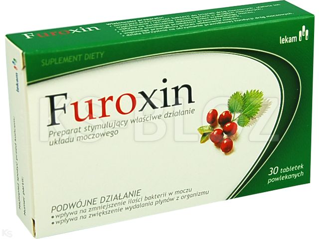 Furoxin interakcje ulotka tabletki powlekane  30 tabl.