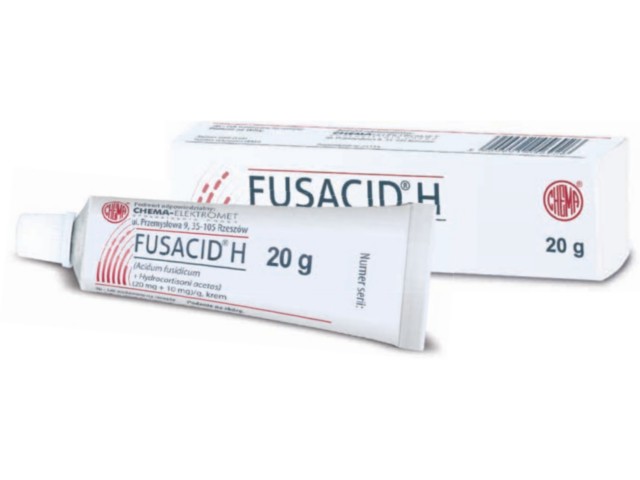 Fusacid H interakcje ulotka krem (20mg+10mg)/g 20 g