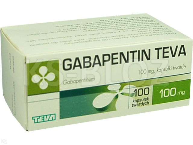 Gabapentin Teva interakcje ulotka kapsułki twarde 100 mg 