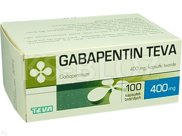 Gabapentin Teva interakcje ulotka kapsułki twarde 400 mg 