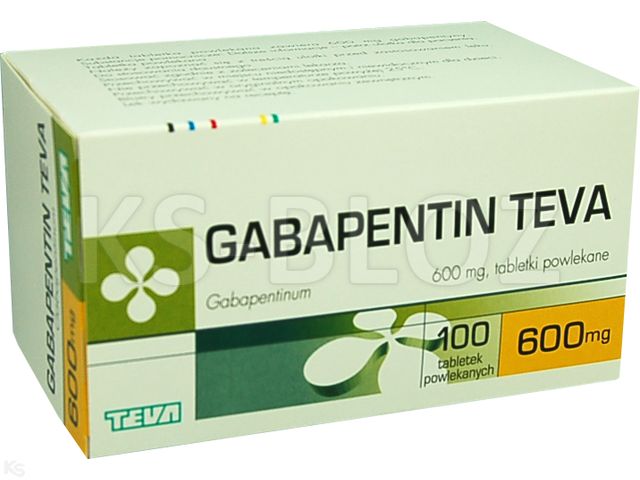 Gabapentin Teva interakcje ulotka tabletki powlekane 600 mg 