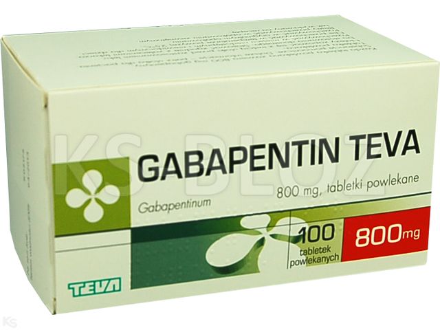 Gabapentin Teva interakcje ulotka tabletki powlekane 800 mg 