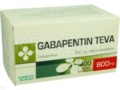 Gabapentin Teva interakcje ulotka tabletki powlekane 800 mg 100 tabl.