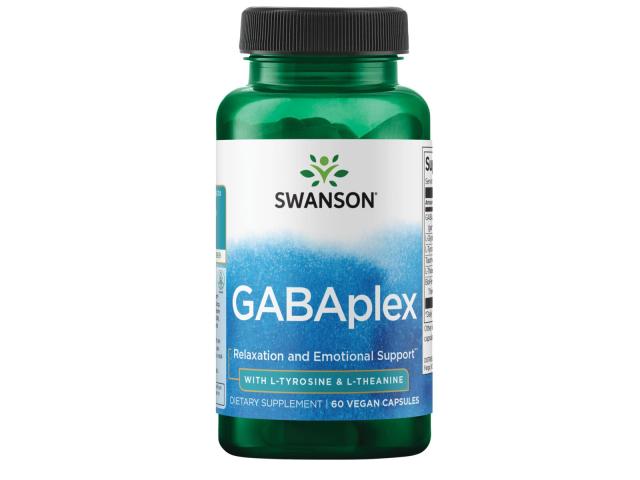 GABAplex With L-Tyrosine & L-Theanine interakcje ulotka kapsułki - 60 kaps.