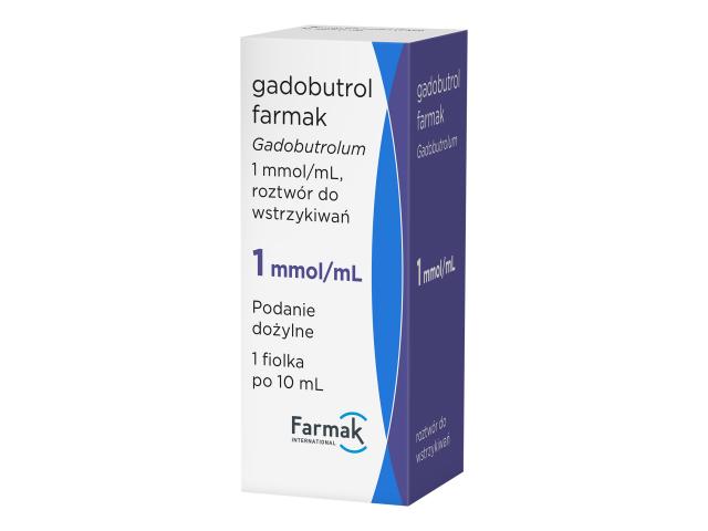 Gadobutrol Farmak interakcje ulotka roztwór do wstrzykiwań 1 mmol/ml 1 fiol. po 10 ml
