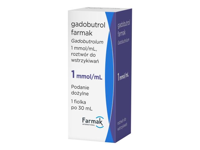 Gadobutrol Farmak interakcje ulotka roztwór do wstrzykiwań 1 mmol/ml 1 fiol. po 30 ml