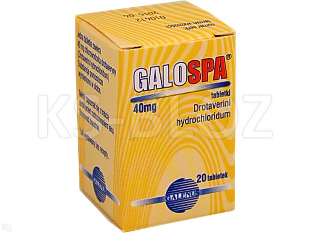 Galospa interakcje ulotka tabletki 40 mg 20 tabl. (but.)