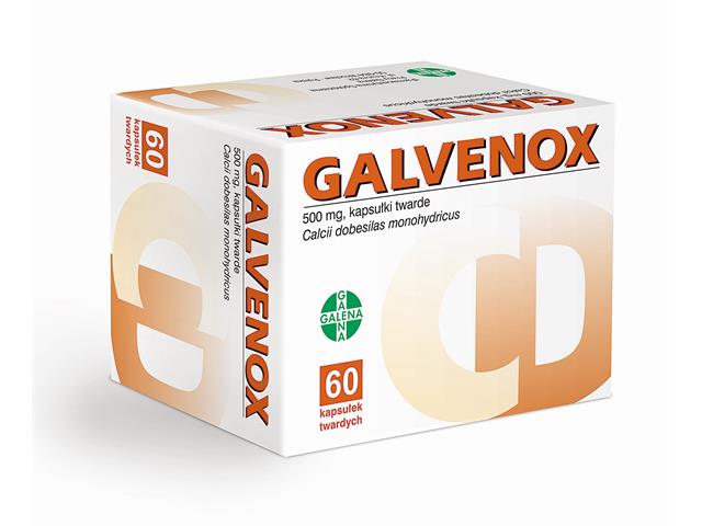 Galvenox interakcje ulotka kapsułki twarde 500 mg 60 kaps. | 6 blist.po 10 szt.