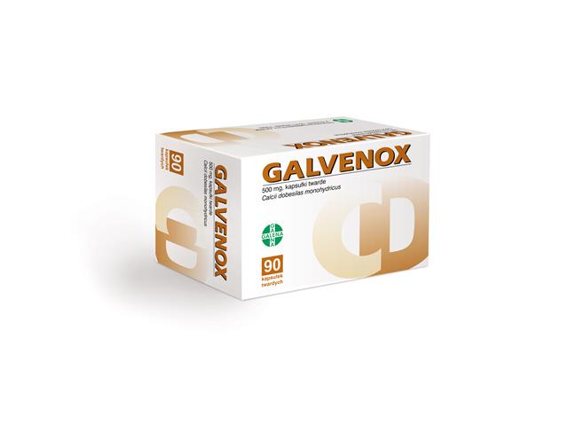 Galvenox interakcje ulotka kapsułki twarde 500 mg 90 kaps.