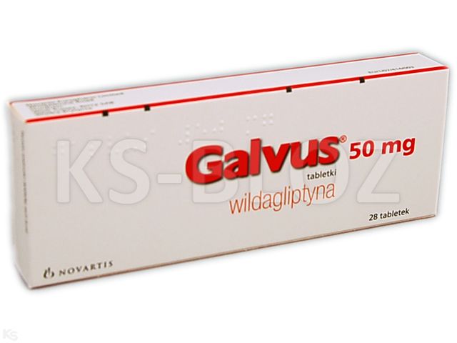 Galvus interakcje ulotka tabletki 50 mg 28 tabl. | blister