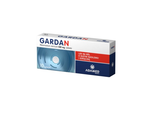 Gardan (Re-Algin) interakcje ulotka tabletki 0,5 g 10 tabl.