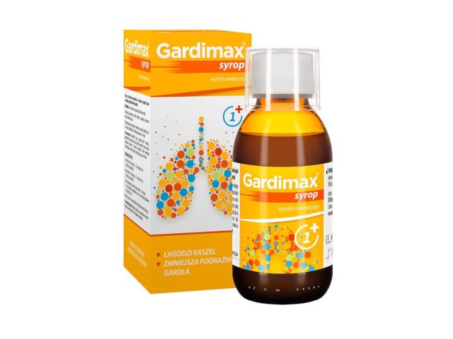 Gardimax Syrop interakcje ulotka syrop  100 ml