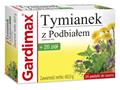 Gardimax Tymianek Z Podbiałem + 20 Ziół interakcje ulotka pastylki do ssania  24 pastyl. | 2 blist.x 12 szt.