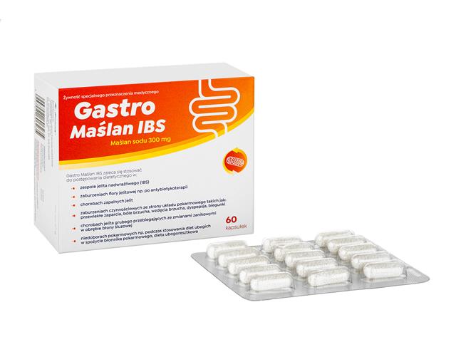 Gastro Maślan IBS interakcje ulotka kapsułki  60 kaps.