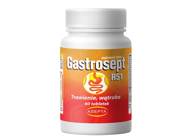 Gastrosept R51 interakcje ulotka tabletki - 60 tabl. (1 but.)
