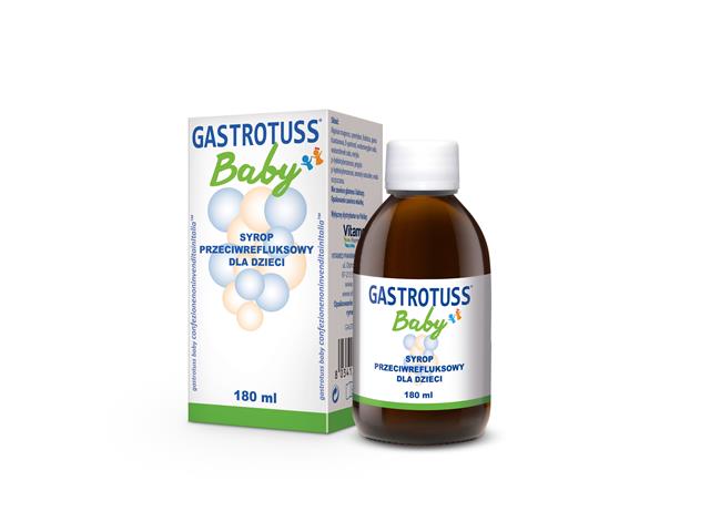 Gastrotuss Baby interakcje ulotka syrop  180 ml
