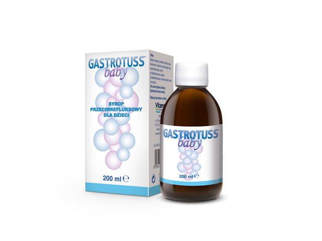 Gastrotuss Baby Syrop przeciwrefluksowy interakcje ulotka   200 ml