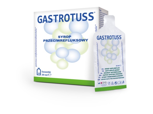 Gastrotuss interakcje ulotka syrop  20 sasz. po 20 ml