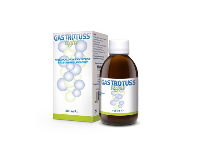 Gastrotuss Light interakcje ulotka syrop  500 ml