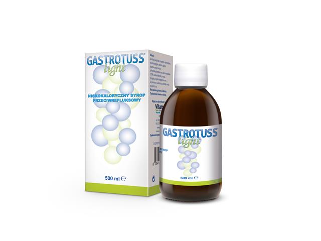 Gastrotuss Light interakcje ulotka syrop - 500 ml