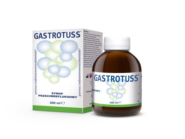 Gastrotuss Syrop przeciwrefluksowy interakcje ulotka syrop - 200 ml