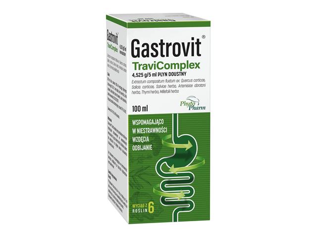 Gastrovit Travicomplex interakcje ulotka płyn doustny  100 ml
