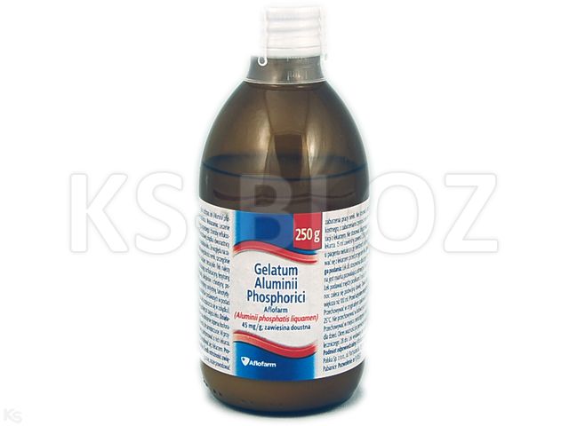 Gelatum Aluminii Phosphorici Aflofarm interakcje ulotka zawiesina doustna 45 mg/g 250 g