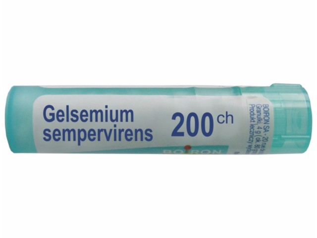 Gelsemium Sempervirens 200 CH interakcje ulotka granulki - 4 g
