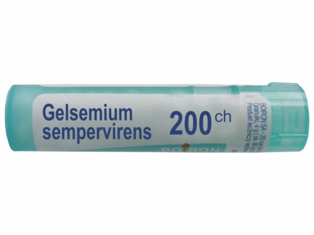 Gelsemium Sempervirens 200 CH interakcje ulotka granulki  4 g