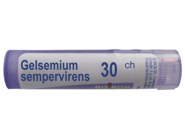 Gelsemium Sempervirens 30 CH interakcje ulotka granulki  4 g