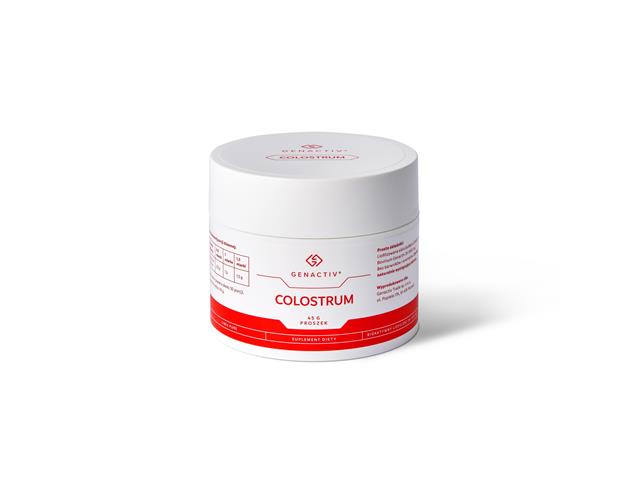 Genactiv Colostrum interakcje ulotka proszek - 45 g