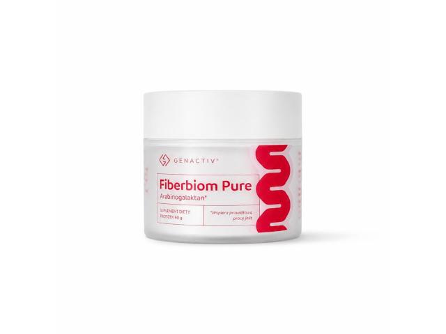 Genactiv Fiberbiom Pure interakcje ulotka proszek 60 g