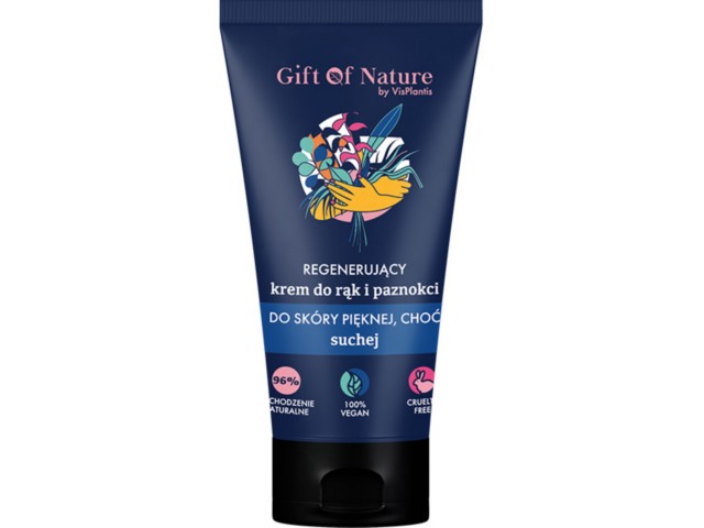 Gift Of Nature By Vis Plantis Krem do rąk i paznokci regenerujący do skóry pięknej, choć suchej interakcje ulotka krem - 50 ml