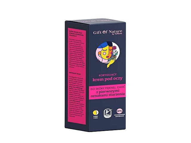 Gift Of Nature By Vis Plantis Krem pod oczy korygujący do skóry z pierwszymi oznakami starzenia interakcje ulotka krem - 15 ml