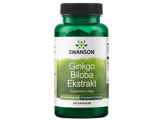 Ginkgo Biloba Ekstrakt interakcje ulotka kapsułki  120 kaps.