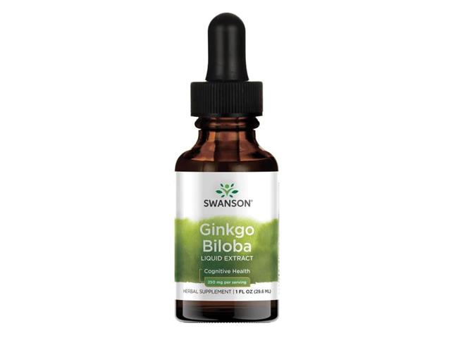 Ginkgo Biloba Liquid Ekstrakt interakcje ulotka płyn  29,6 ml