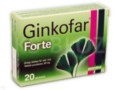 Ginkofar Forte interakcje ulotka tabletki powlekane 80 mg 20 tabl.