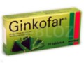 Ginkofar interakcje ulotka tabletki powlekane 40 mg 20 tabl. | (2 blist. po 10 tabl.)