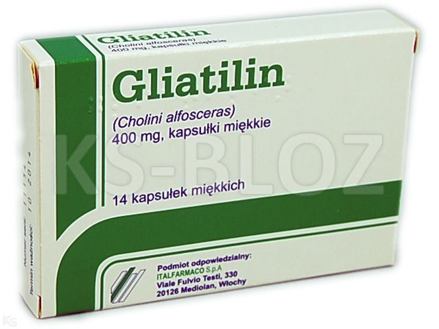 Gliatilin interakcje ulotka kapsułki miękkie 400 mg 14 kaps.
