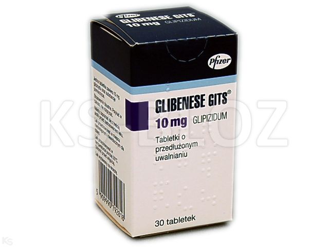 Glibenese Gits interakcje ulotka tabletki o przedłużonym uwalnianiu 10 mg 30 tabl.