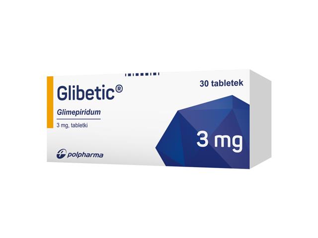 Glibetic 3 mg interakcje ulotka tabletki 3 mg 