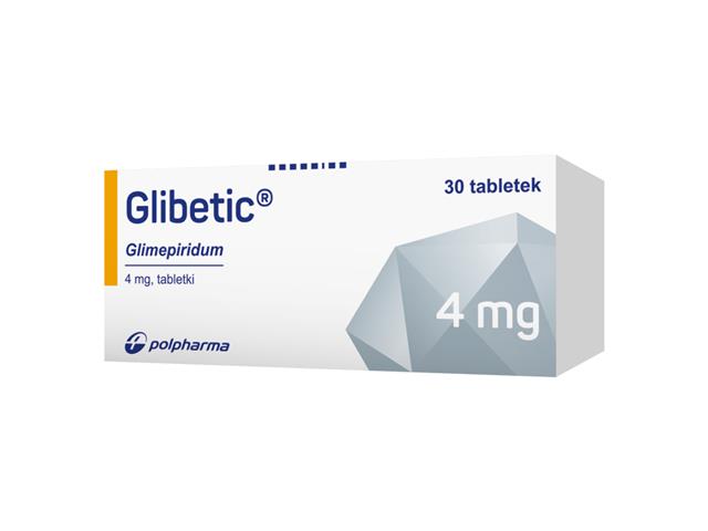 Glibetic 4 mg interakcje ulotka tabletki 4 mg 