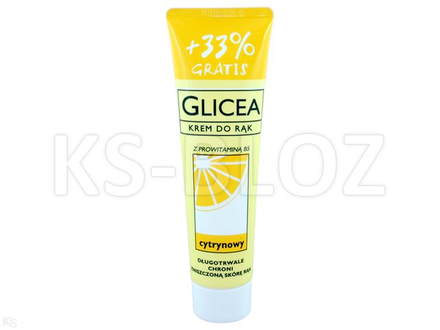 Glicea Krem do rąk glicerynowo-cytrynowy z witaminami interakcje ulotka   75 ml | tuba