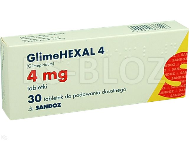 Glimehexal 4 interakcje ulotka tabletki 4 mg 30 tabl. | 3 blist.po 10 szt.