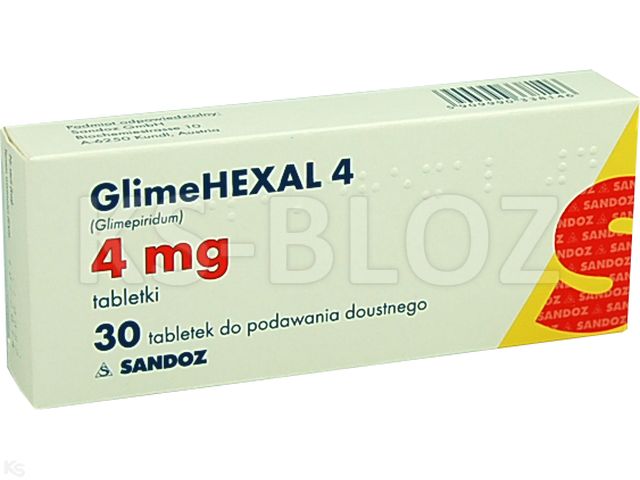 Glimehexal 4 interakcje ulotka tabletki 4 mg 