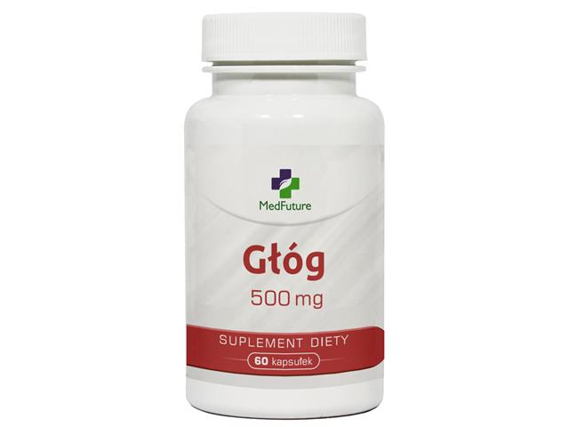 Głóg 500 mg interakcje ulotka kapsułki - 60 kaps.