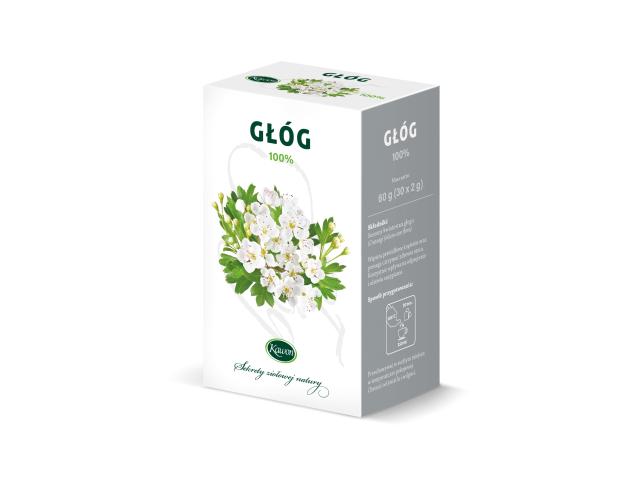 Głóg interakcje ulotka zioła do zaparzania w saszetkach - 30 sasz. po 2 g