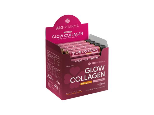Glow Collagen smak pomarańczowo-wiśniowy interakcje ulotka płyn 20 szt. po 25 ml